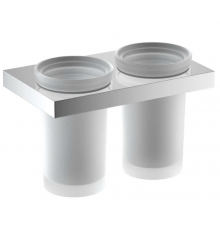 Стакан для зубных щеток двойной Timo Petruma 15234/00 хром 15234/00