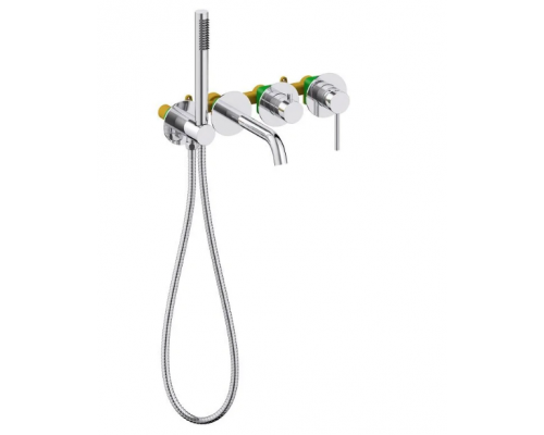 Смеситель встроенный для ванны с душем Timo Saona 2314/19YSM розовое золото 2314/19YSM