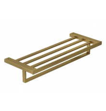 Kludi 31 989 N0 VELA C держатель для полотенец с полкой, L = 600 мм Brushed Gold 31989N0