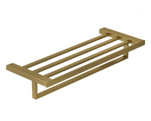 Kludi 31 989 N0 VELA C держатель для полотенец с полкой, L = 600 мм Brushed Gold 31989N0