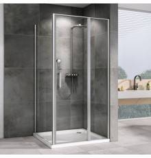 Душевой уголок Abber Sonnenstrand AG04100S-S75 75x100, профиль хром, стекло прозрачное