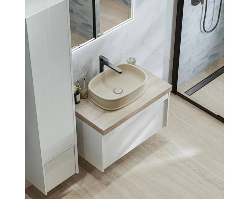 Kerama Marazzi Circo Раковина 50х36х13.5см., накладная, без отв., без перелива, цвет: песочный матовый. CI.wb.50\SAN Kerama Marazzi Circo Раковина 50х36х13.5см., накладная, без отв., без перелива, цвет: песочный матовый. CI.wb.50\SAN