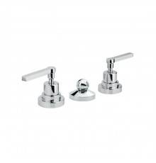 Nicolazzi Mac Kinley 05 Смеситель для биде на 3 отверстия, с 2мя ручками, с душиком, цвет: хром. 2210CR29