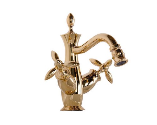 Gattoni Timor Смеситель для биде с донным клапаном, цвет: золото 24кт. 1835018D0oro