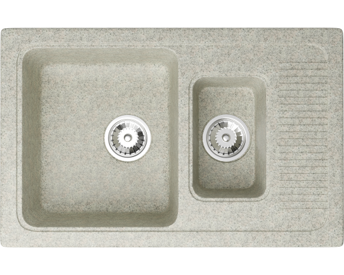 Мойка кухонная Domaci Парма 77-49-210 светло-серая