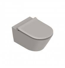 Catalano Zero Унитаз подвесной 55x35см, безободковый, цвет: Cemento Satinato. 0111550023
