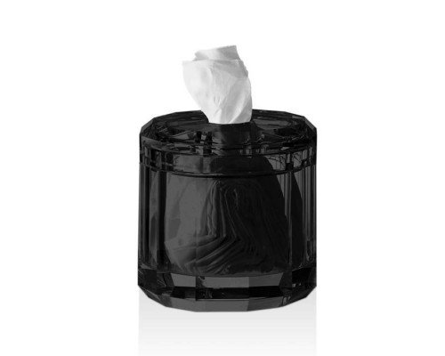 Decor Walther Kristall KB Диспенсер для салфеток 15x15см, настольный,  цвет: хрусталь антрацит. 0931594