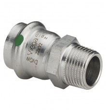 Переходник Viega Sanpress Inox нержавеющая сталь 1 х22 мм. 436506