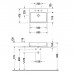 Duravit Vero Air Раковина 60х47см, 1 отв., с переливом, с площадкой, на столешницу, цвет: белый. 2352600000