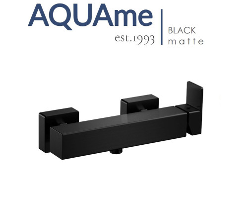Смеситель для душа AQUAme Savona матовый черный AQM6813MB