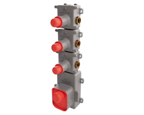 Fima Carlo Frattini Fimathermbox F2463 Внутренняя часть встраиваемого термостатического смесителя для душа, 3 источника. F2463 Fima Carlo Frattini Fimathermbox F2463 Внутренняя часть встраиваемого термостатического смесителя для душа, 3 источника. F2463