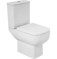 Унитаз-компакт BelBagno Aurora BB8604CPR/SC безободковый, с микролифтом, бачок BB8604T