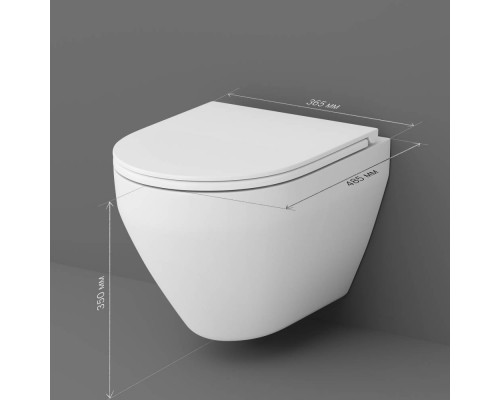 C701700SC Унитаз подвесной FlashClean, с сиденьем C701700SC Унитаз подвесной FlashClean, с сиденьем
