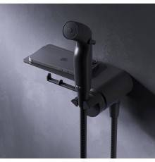 F0H8F922 Смеситель, монтируемый в стену с гигиеническим душем и полкой