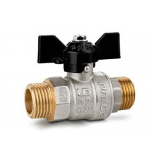 Кран шаровой латунный LD Pride 47.25.Н-Н.Б 1  (Бабочка). LD47