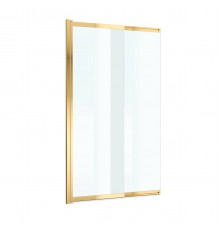 Шторка на ванну BelBagno Luce LUCE-VF-11-90/145-C-ORO 145х90 см, профиль хром, стекло прозрачное
