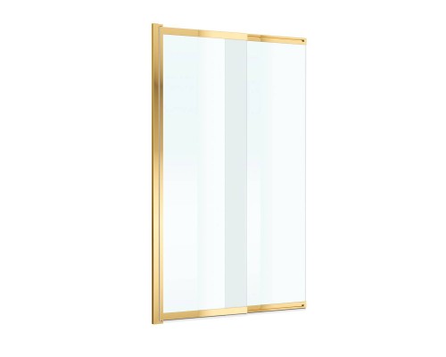 Шторка на ванну BelBagno Luce LUCE-VF-11-90/145-C-ORO 145х90 см, профиль хром, стекло прозрачное