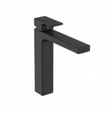 Hansgrohe Vernis Shap Смеситель для раковины, излив 190 мм, с донным клапаном, цвет: матовый черный . 71562670