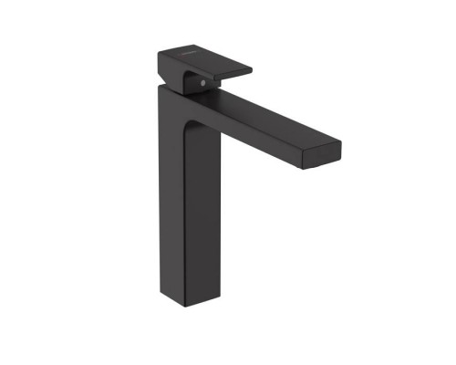 Hansgrohe Vernis Shap Смеситель для раковины, излив 190 мм, с донным клапаном, цвет: матовый черный . 71562670 Hansgrohe Vernis Shap Смеситель для раковины, излив 190 мм, с донным клапаном, цвет: матовый черный . 71562670