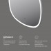 M8FMOX0651WGS Зеркало универсальное с контурной LED-подсветкой, ИК- сенсором, квадрат, 65 см