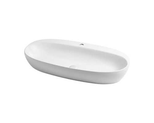 Azzurra Elegance Circle Раковина накладная, 90x44xH14 см, 1 отв., без перелива, цвет: Bianco lucido. ELLA090440CMBI/(ECI90M bi)*1 Azzurra Elegance Circle Раковина накладная, 90x44xH14 см, 1 отв., без перелива, цвет: Bianco lucido. ELLA090440CMBI/(ECI90M bi)*1