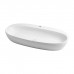Azzurra Elegance Circle Раковина накладная, 90x44xH14 см, 1 отв., без перелива, цвет: Bianco lucido. ELLA090440CMBI/(ECI90M bi)*1