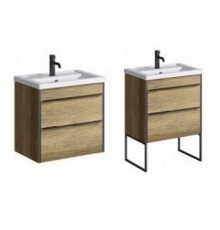 AQ FRG0106DB Fargo Тумба под умывальник, дуб балтийский 610х610х410 мм FRG0106DB