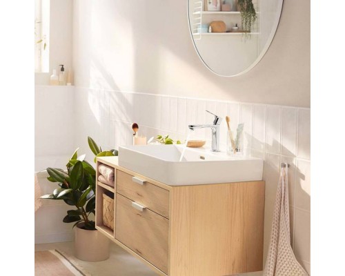 Hansgrohe Rebris S Смеситель для раковины, 1 отв., с донным клапаном, цвет: хром. 72517000 Hansgrohe Rebris S Смеситель для раковины, 1 отв., с донным клапаном, цвет: хром. 72517000