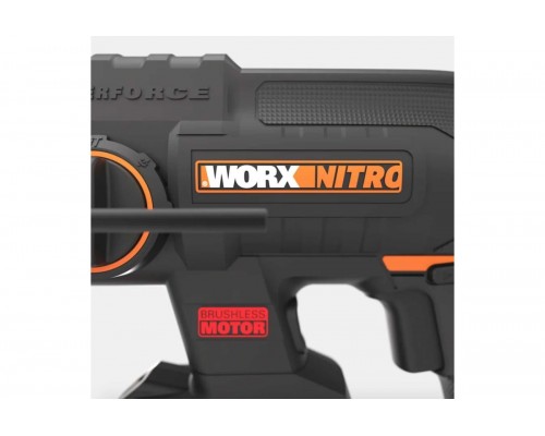 Перфоратор аккумуляторный бесщеточный WORX WX381, 20В, 4Ач x1, ЗУ 2А, кейс
