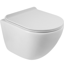 Унитаз подвесной BelBagno Amanda BB051CHR безободковый, крышка BB901SC с микролифтом