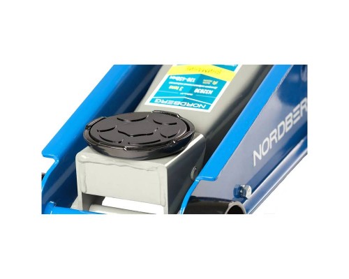 Домкрат подкатной с резиновой насадкой, быстрый подъем NORDBERG N32030 3 т