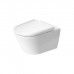 Duravit D-Neo Унитаз подвесной 37x54 см, безободковый, в комплекте с сиденьем 0021690000, цвет: белый. 45770900A1 (2577090000+0021690000)