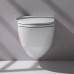 Laufen Cleanet Riva Унитаз-биде подвесной 60х39.5х40.5см, безободковый, пульт управления, с сиденьем, покрытие LCC, цвет: белый матовый. 8.2069.1.757.000.1