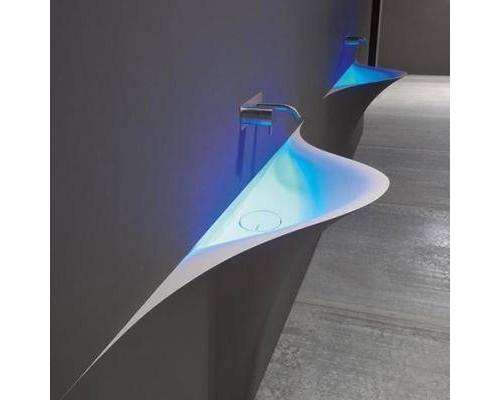 Antonio Lupi Silenzio Раковина 83х48х79 см, без отв., с Led подсветкой, цвет: белый. SILENZIOL Antonio Lupi Silenzio Раковина 83х48х79 см, без отв., с Led подсветкой, цвет: белый. SILENZIOL