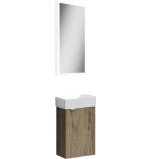 Мебель для ванной комнаты Sancos Mini 35 R подвесная, дуб чарльстон