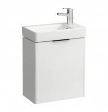 Laufen Base Тумба с раковиной, 47x26.5x53см, 1 дверца, петли справа, органайзер для ящика, цвет: белый глянцевый. 4.0210.2.110.261.1,  8.1595.4.400.104.1