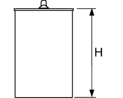 TECE Погружной стакан 45 мм с мембраной для сифона 650000. 660016