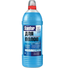 Средство для мытья пола Sanfor Ультра Блеск прохлада водопада, 1 л