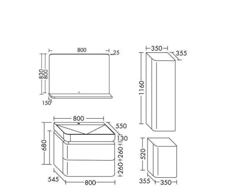 Burgbad B.ME Комплект мебели 80х55х68cм., подвесной, 2 ящика, c раковиной, с 1 отв., 2 шкафа, цвет: белый матовый. SGTW080F5981G0126C0037*1 Burgbad B.ME Комплект мебели 80х55х68cм., подвесной, 2 ящика, c раковиной, с 1 отв., 2 шкафа, цвет: белый матовый. SGTW080F5981G0126C0037*1