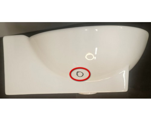 SaleAQ4640021061435 Дельта Раковина угловая 450х450х180 мм, с отв. под смес., с отв. пер Sale4640021061435_366