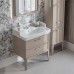 Kerama Marazzi Pompei Раковина 80х50х26.5см., подвесная, мебельная, 1 отв., с переливом, цвет: белый глянцевый. PO.wb.80