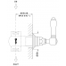 Nicolazzi Termostatico Вентиль запорный 3/4rdquo;, 4912CR69, цвет: хром. 4911, 4912CR69