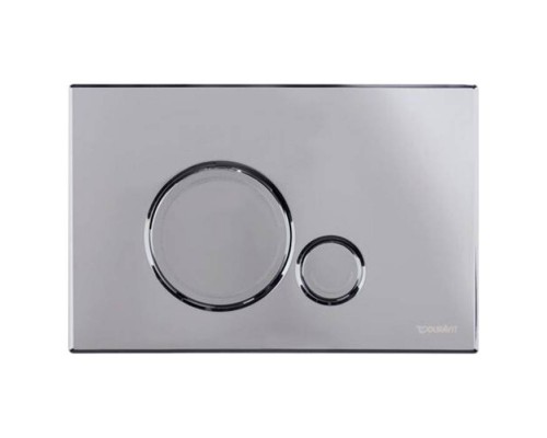 Duravit DuraSystem Beta 120 Клавиша смыва для унитаза, пластик, цвет: хром глянцевый . WD5010021000/WF5120021010