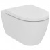 Ideal Standard I.life O Унитаз подвесной 35x53см, безободковый, смыв HydroTwist, крепление EasyFix+, цвет: белый. T568001