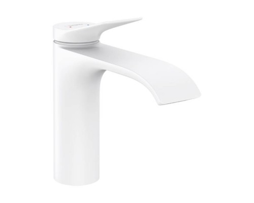 Hansgrohe Vivenis Смеситель для раковины, на 1 отв., излив: 17.4см., цвет: белый. 75022700 Hansgrohe Vivenis Смеситель для раковины, на 1 отв., излив: 17.4см., цвет: белый. 75022700