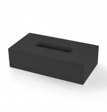 3SC BeMood Black Контейнер для бумажных салфеток настольный 24,5хh6,5х13 см, цвет: черный. BEMN70A
