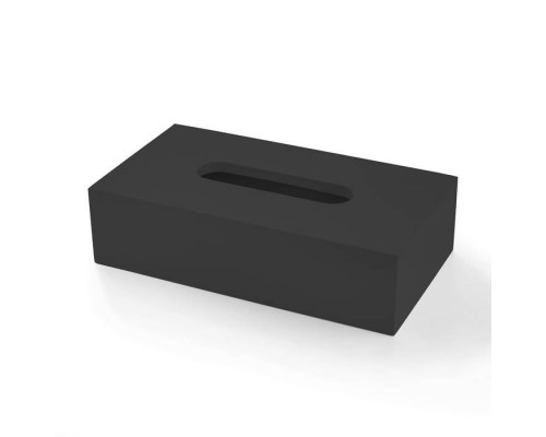 3SC BeMood Black Контейнер для бумажных салфеток настольный 24,5хh6,5х13 см, цвет: черный. BEMN70A 3SC BeMood Black Контейнер для бумажных салфеток настольный 24,5хh6,5х13 см, цвет: черный. BEMN70A