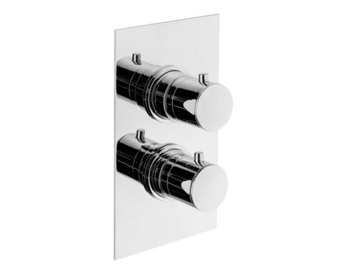Plumberia Selection IXO Смеситель для душа, встраиваемый, термостатический, на 2 выхода, цвет: хром. XOT5020CR Plumberia Selection IXO Смеситель для душа, встраиваемый, термостатический, на 2 выхода, цвет: хром. XOT5020CR