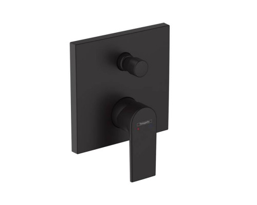 Hansgrohe Vernis Shape Смеситель для ванны, встраиваемый, внешняя часть, цвет: матовый черный . 71468670 Hansgrohe Vernis Shape Смеситель для ванны, встраиваемый, внешняя часть, цвет: матовый черный . 71468670