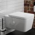 Hansgrohe CreekTide Q Сиденье для унитаза, с микролифтом, с верхним креплением, цвет: белый. 60126450